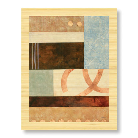Leigh Jordan Limited Edition Ready to Hang Giclee on Sustainable Bamboo: "Urban Life I"