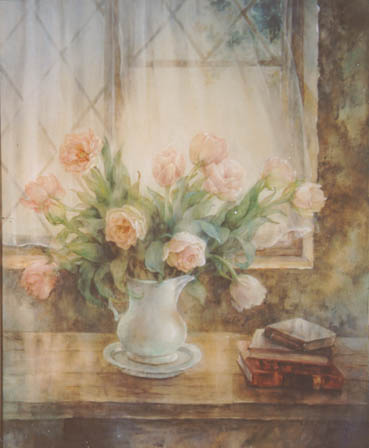 Lena Liu Handsigned and Numbered Limited Edition Print:"Spring Breeze"
