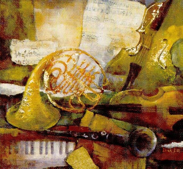 Lena Liu Handsigned & Numbered Limited Edition Canvas: "Chamber Music "