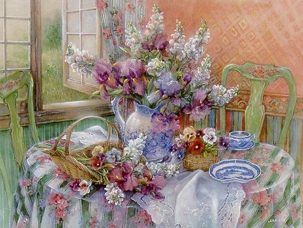 Lena Liu Handsigned & Numbered Limited Edition Print: "Breath of Spring "