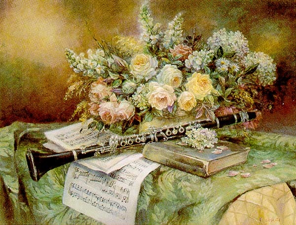 Lena Liu Handsigned & Numbered Limited Edition Print: "Clarinet Ensemble by Lena Liu"