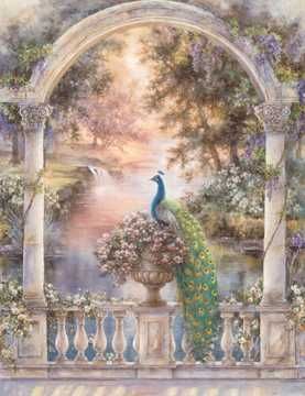 Lena Liu Handsigned & Numbered Limited Edition Print:"Majestic Peacock "