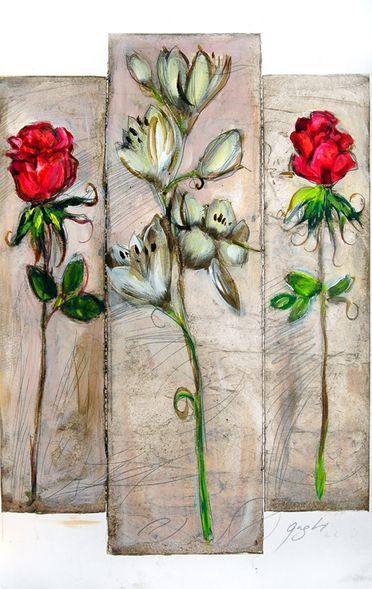 Lenner Gogli Hand Colored Etchings: "Made For You"