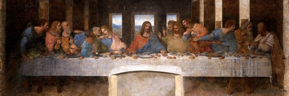 Leonardo da Vinci Fine Art Canvas Giclee: "The Last Supper"
