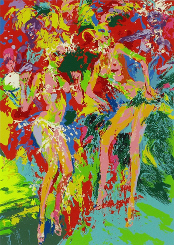 LeRoy Neiman Hand Signed Edition Serigraph on Paper: "Passistas " LeRoy Neiman Hand Signed Edition Serigraph on Paper: "Passistas "