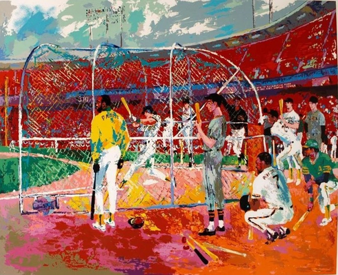LeRoy Neiman Hand Signed Limited Edition Serigraph: "Bay Area Baseball" LeRoy Neiman Hand Signed Limited Edition Serigraph: "Bay Area Baseball"