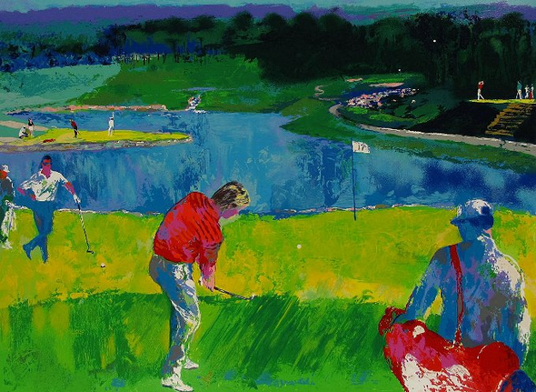 LeRoy Neiman Hand Signed Limited Edition Serigraph: "Mystic Rock"
