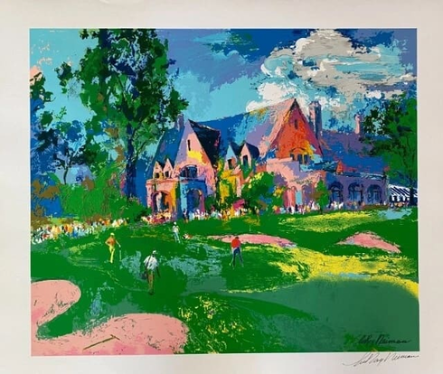 Leroy Neiman Hand Signed Open Edition Serigraph: "Winged Foot - Westchester Golf PGA Championship" Leroy Neiman Hand Signed Open Edition Serigraph: "Winged Foot - Westchester Golf PGA Championship"