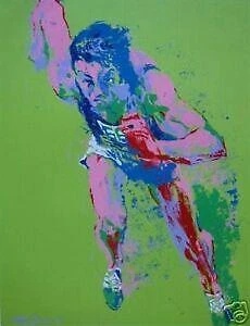 LeRoy Neiman Plate Signed Serigraph Print: "Olympic Runner"