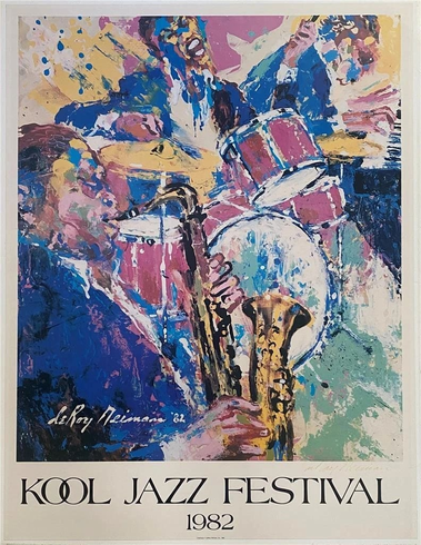 LeRoy Neiman Signed Rare Poster Print: "Kool Jazz Festival " LeRoy Neiman Signed Rare Poster Print: "Kool Jazz Festival "