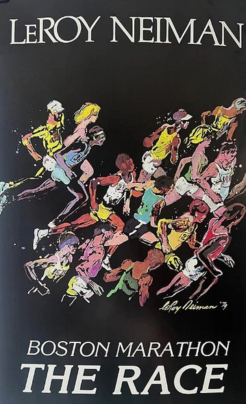 LeRoy Neiman Vintage Poster: "Boston Marathon "