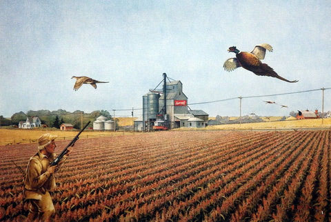 Les Kouba Print-Signed and Numbered:"A Blaze Of Glory"