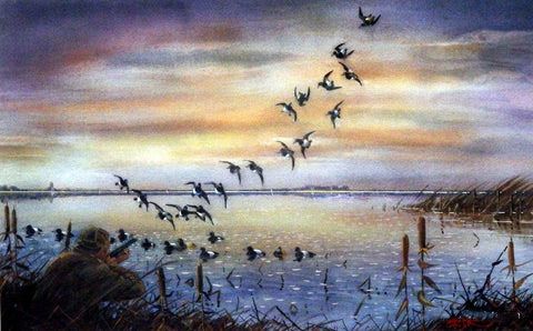 Les Kouba Print-Signed and Numbered:"Bills Mapleleafin' In"