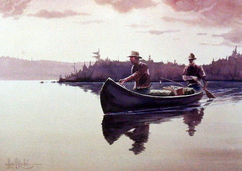 Les Kouba Print-Signed and Numbered:"Border Lakes Country"