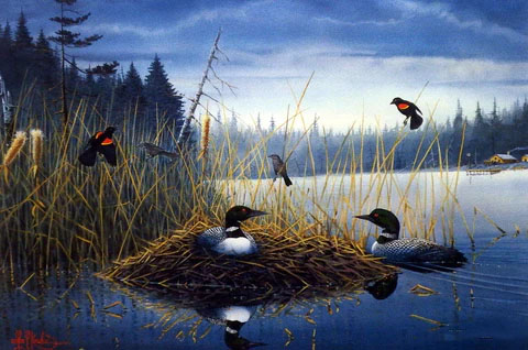 Les Kouba Print-Signed and Numbered:"May In Minnesota"