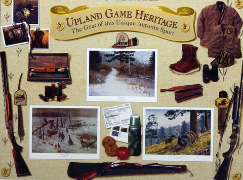 Les Kouba Print-Signed and Numbered:"Upland Game Heritage"