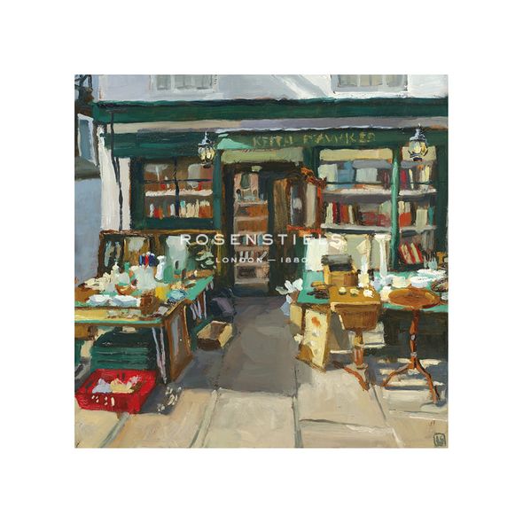 Lesley Dabson Hand Numbered Limited Edition Print on Paper :"The Bookshop, Flask Walk"