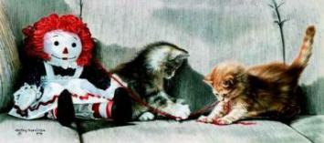 Lesley Harrison Handsigned & Numbered Limited Edition Print:"Partners in Crime"