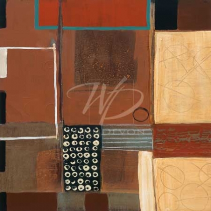 Leslie Bernsen Limited Edition Hand-Embellished Giclee on Canvas:"City Blocks II"