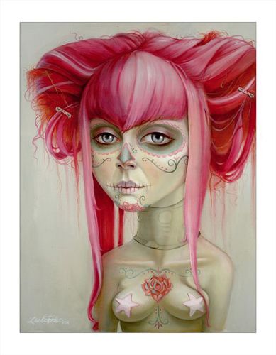 Leslie Ditto Limited Edition Signed Giclee Ed. 75:"Day of the Dead"