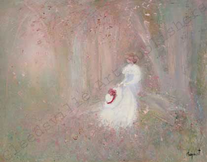 Lillian DeClarence August Handsigned and Numbered Limited Edition Gallery Giclee Paper: "Autumn Dream"