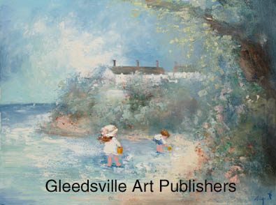 Lillian DeClarence August Handsigned and Numbered Limited Edition Gallery Giclee Paper: "Joy of Summer"