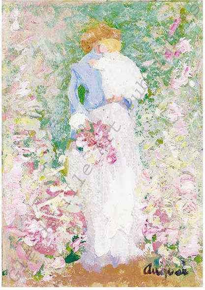 Lillian DeClarence August Handsigned and Numbered Limited Edition Gallery Giclee Paper: "The Eternal Bond"