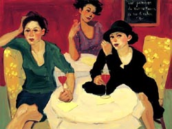 Linda Kyser Smith Handsigned & Numbered Limited Edition Serigraph on Paper:"Lunch Special"