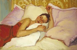 Linda Kyser Smith Handsigned & Numbered Limited Edition Canvas Serigraph:"Night Song"