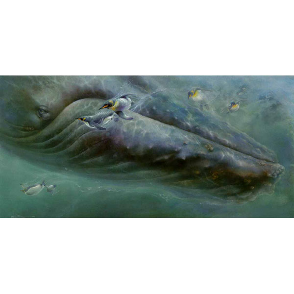 LINDA THOMPSON 16X32 Secondary Market Art: "FOLLOW THE LEADER"