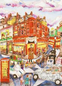 Linnea Pergola Limited Edition Giclée on Canvas: "Portobello"