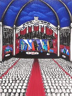 Linnea Pergola Limited Edition Serigraph on Paper: "Dress Rehearsal"