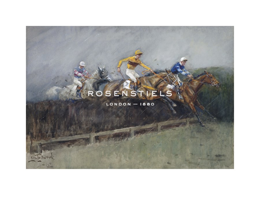 Lionel Edwards Hand Numbered Limited Edition Print on Paper :"Battle of the Giants"