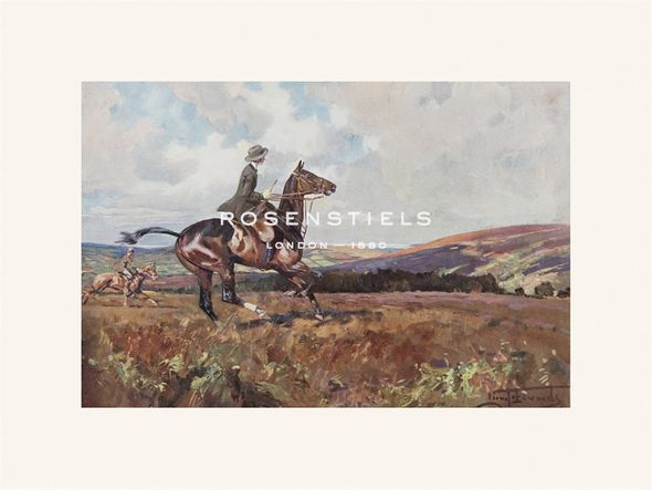 Lionel Edwards Hand Numbered Limited Edition Print on Paper :"Moorland Gallup"