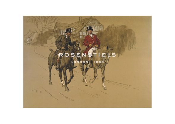 Lionel Edwards Hand Numbered Limited Edition Print on Paper :"Not a Drawing Room Story"