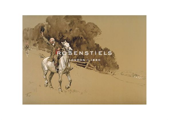 Lionel Edwards Hand Numbered Limited Edition Print on Paper :"Tally Ho!"