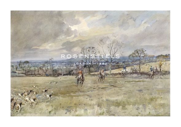 Lionel Edwards Hand Numbered Limited Edition Print on Paper :"The Blackmoor Vale"