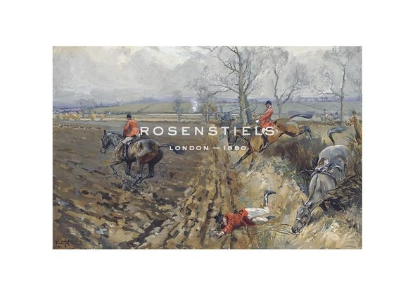 Lionel Edwards Hand Numbered Limited Edition Print on Paper :"The Duke of Rutland's Hounds"