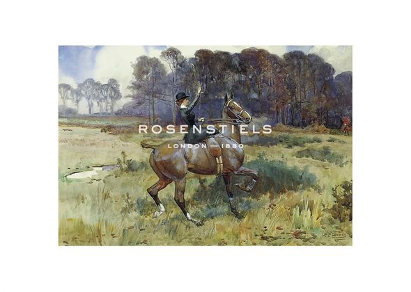 Lionel Edwards Hand Numbered Limited Edition Print on Paper :"The Fox Sighted"