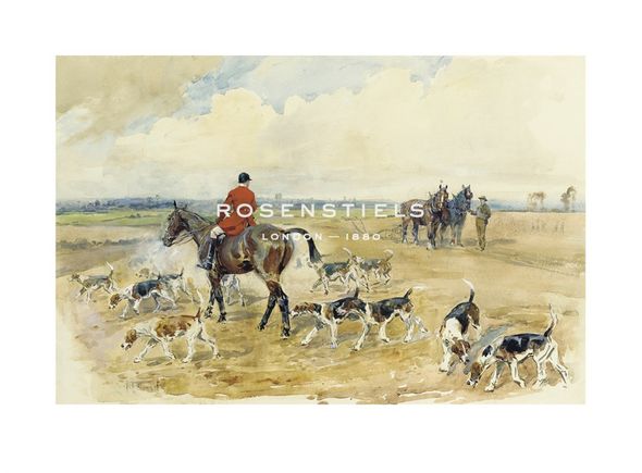 Lionel Edwards Hand Numbered Limited Edition Print on Paper :"The York And Ainsty Hunt II"