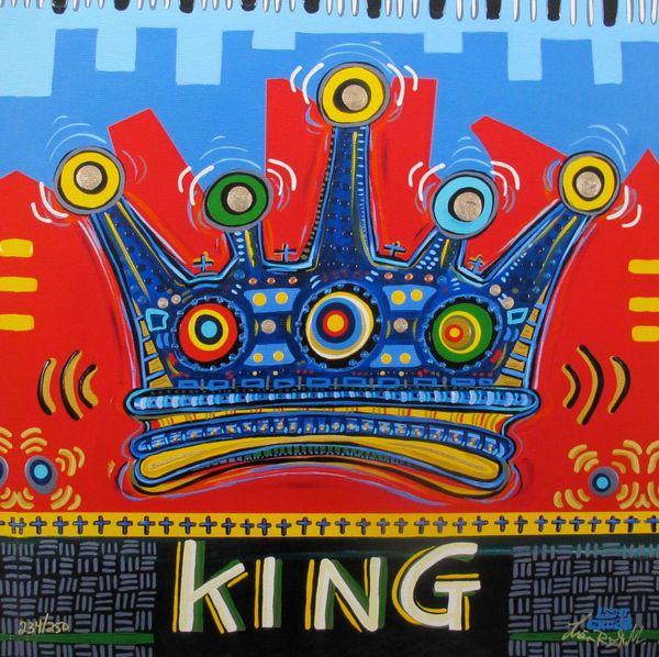 Lisa Grubb Hand Signed Limited Edition Giclee"Kings Crown" Lisa Grubb