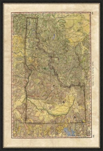 Lisa Middleton 45 x 31 Canvas Giclee Art:"Idaho Wagon Trails"