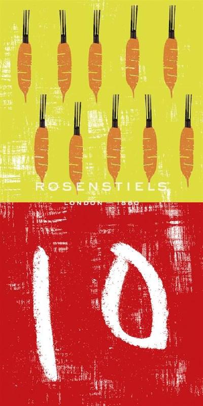 Lisa Stickley 24 x 48 in. Open Giclee Canvas:"Fun Numbers - Ten"