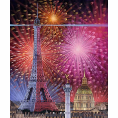Liudmila Kondakova Artist Signed Limited Edition Canvas:"Celebration"
