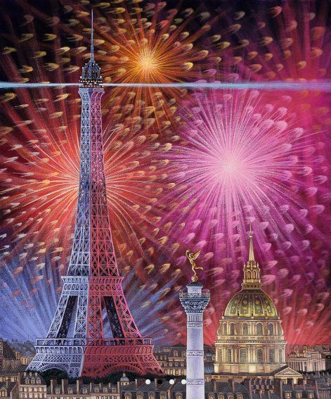 Liudmila Kondakova Artist Signed Limited Edition Canvas:"Celebration"