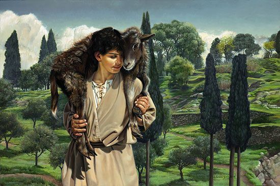 Liz Lemon Swindle Artist Signed Limited Edition Canvas Giclee:"The Lamb of God"
