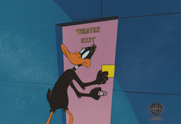 Looney Tunes Box Office Bunny Original Production Cel: "Daffy Duck"