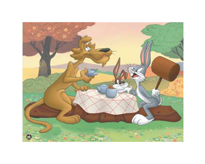 Looney Tunes Limited Edition Giclee Ed. 500:"How Many Lumps?"