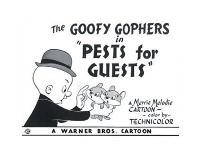 Looney Tunes Limited Edition Giclee Ed. 500:"Pests for Guests"