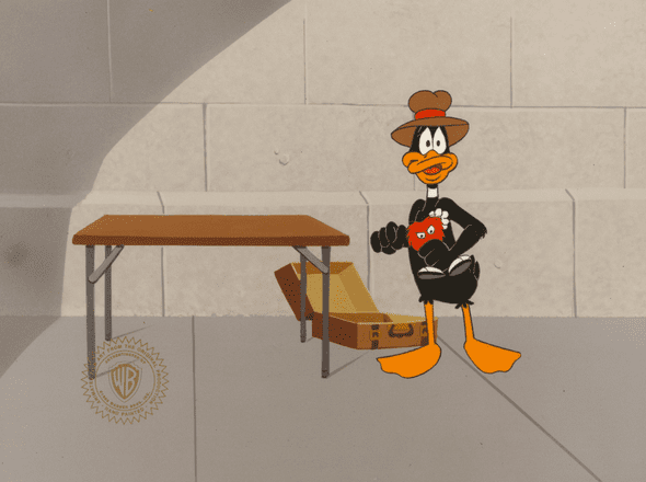 Looney Tunes Original Production Cel: "Daffy Duck"